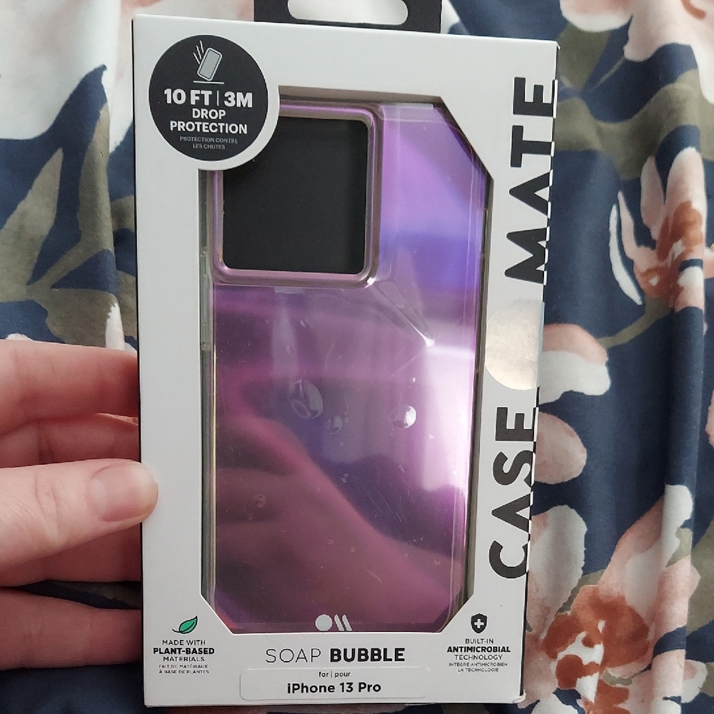 Case-Mate Soap Bubble Case for iPhone 13 Pro - Purple